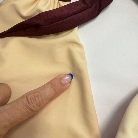 Raising Wild Vanessa One Piece In Maroon Tan Sz XL - Picture 3 of 7